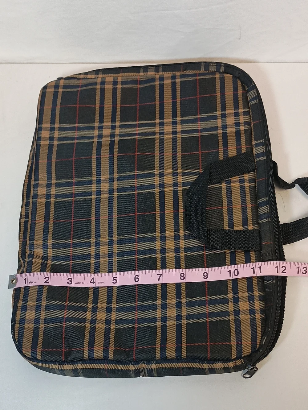 Plaid Laptop/Briefcase Carrying Soft Case Classic